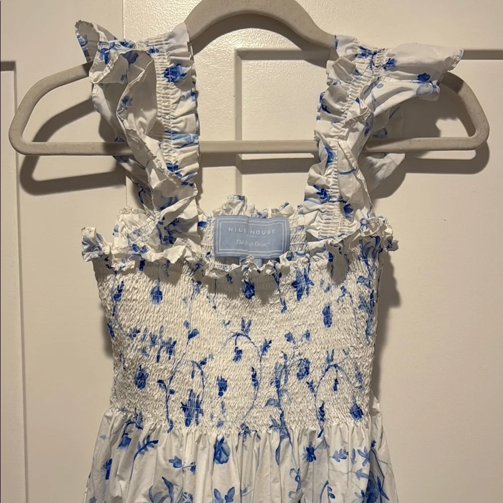 Hill House Blue and White Floral Women’s Ellie Nap Dress - Picture 3 of 4